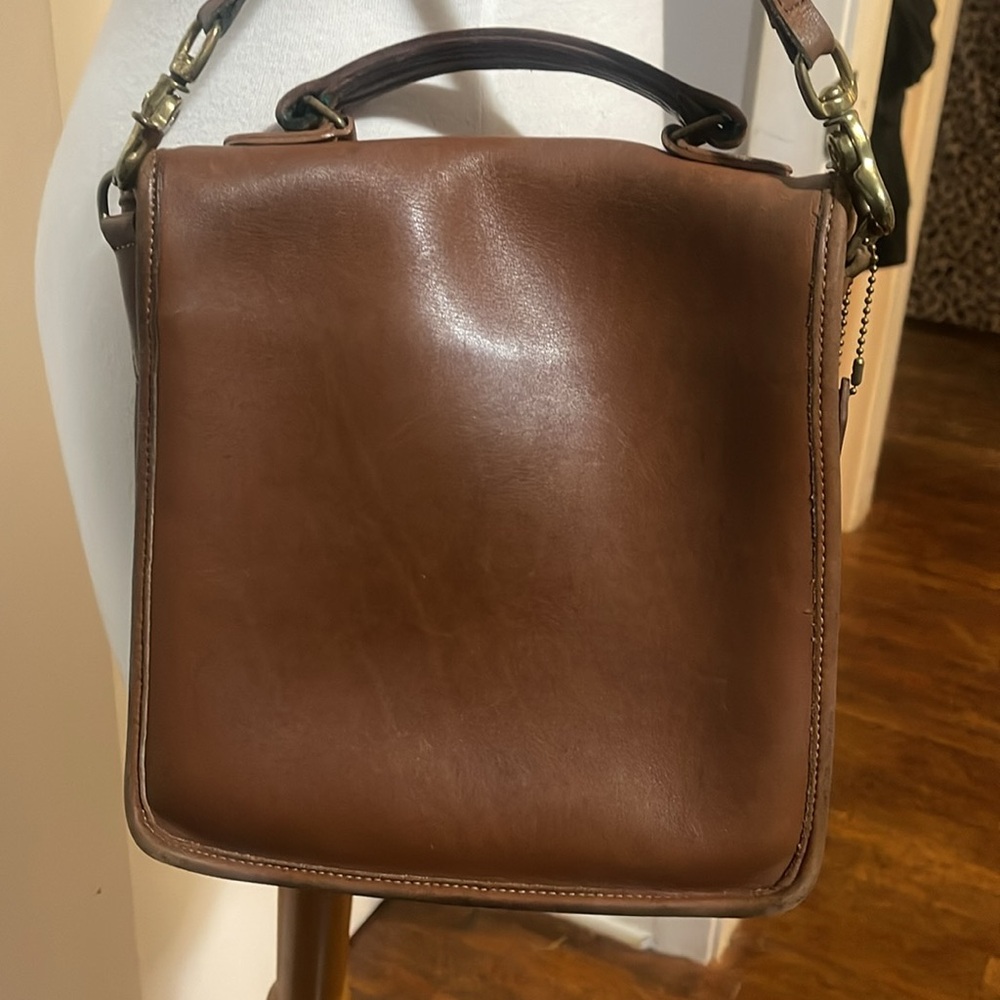 Vintage Coach British Tan Station Bag 5130 - Picture 9 of 11